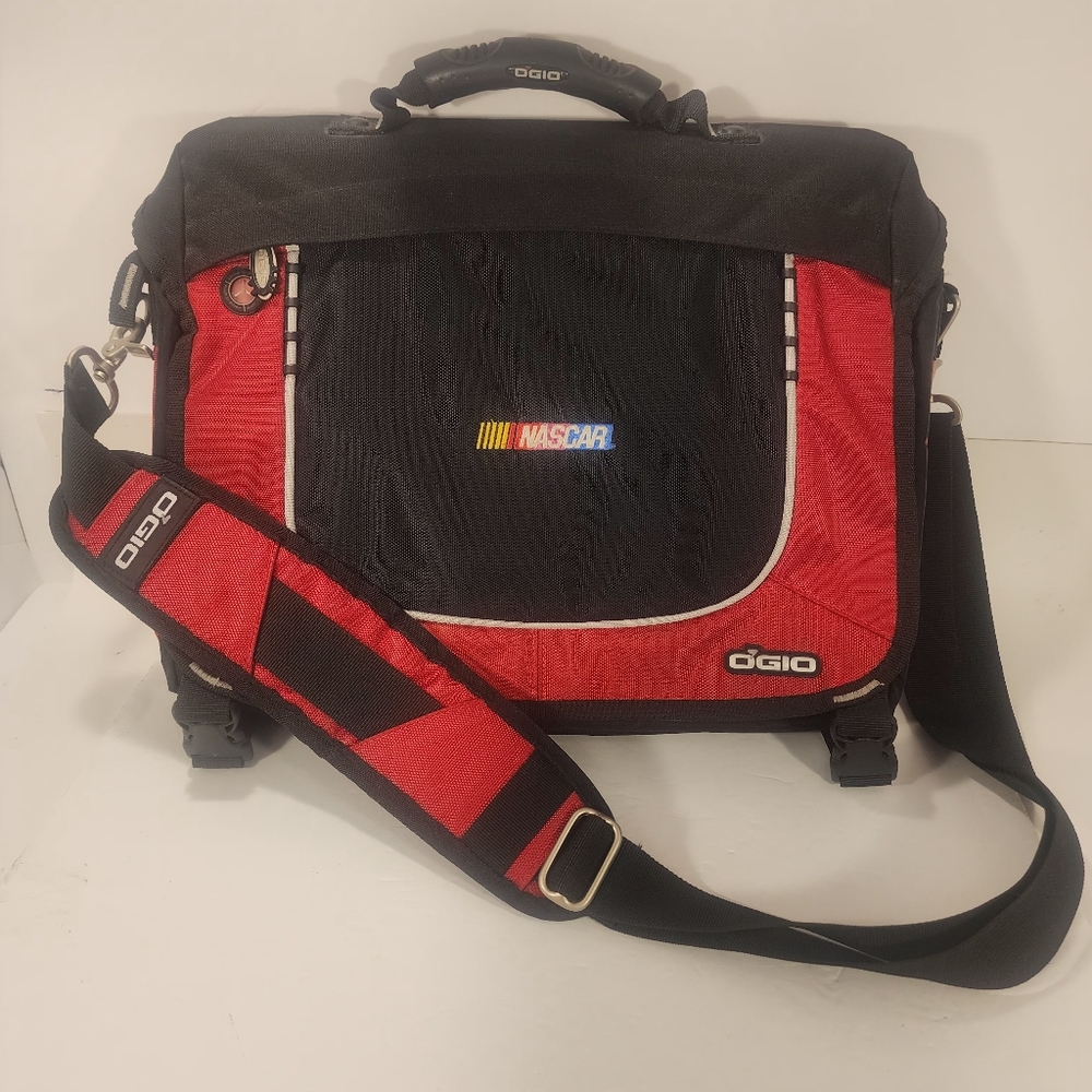 OGIO Laptop Messenger Bag NASCAR Logo Red Black NWOT